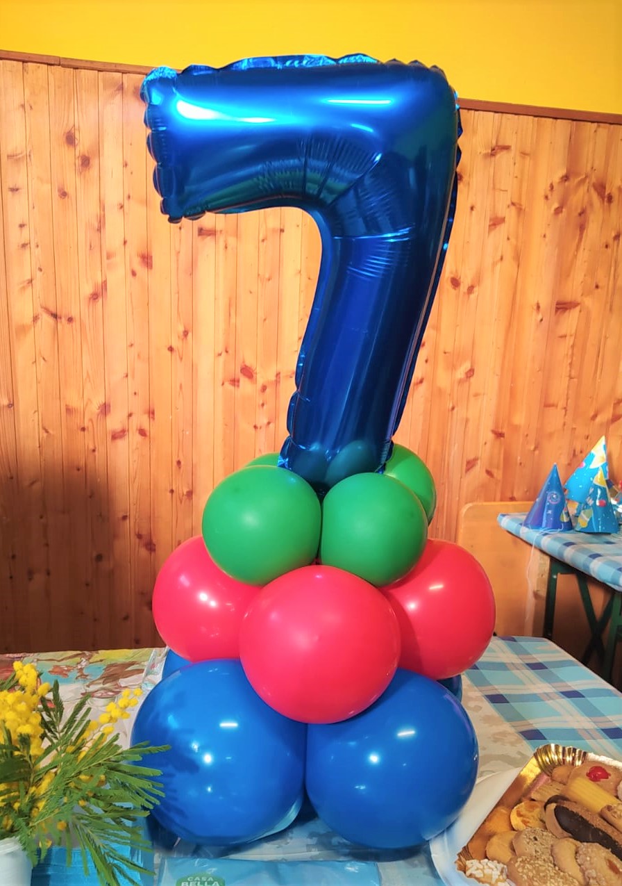 centrotavola super mario festa bambini tavolo
